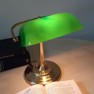 Vintage Banker's Lamp